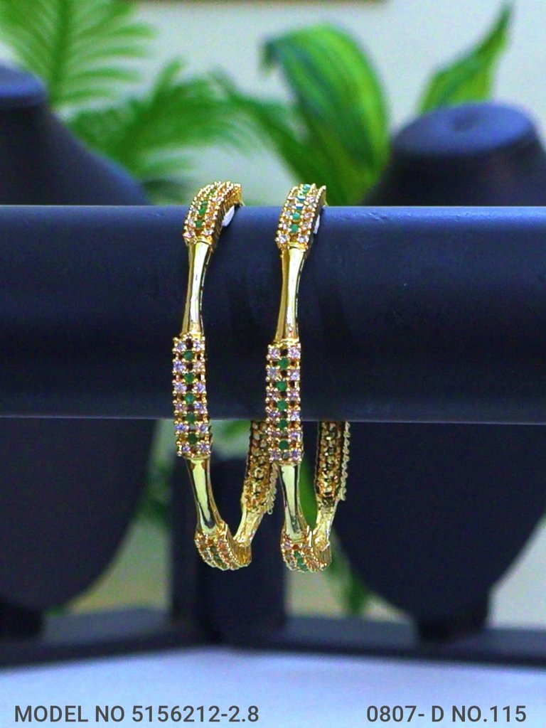 CZ Elegant Sparkle Bangle - Silver or Gold Colour