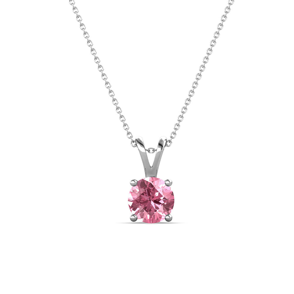 Silver 925 Austrian Crystal Minimalist Pendant Women Necklace